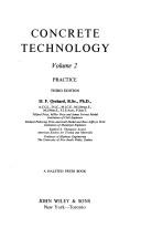 Concrete technology by Dennis Frank Orchard