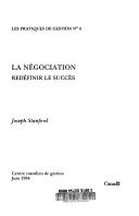 Cover of: Negotiation: redefining success