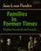 Cover of: Families in former times