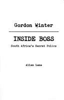 Inside BOSS by Winter, Gordon.