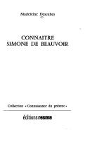 Cover of: Connaître Simone de Beauvoir.