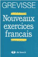 Cover of: Nouveaux exercices franc̨ais.