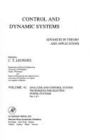 Cover of: Control and Dynamic Systems: Advances in Theory and Applications