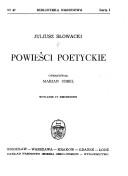 Cover of: Powieści poetyckie