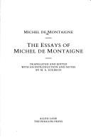 The essays of Michel de Montaigne