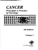 Cover of: Cancer: principles and practice of oncology