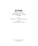 Cover of: Purabi: a miscellany in memory of Rabindranath Tagore 1941-1991
