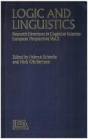 Research directions in cognitive science : European perspectives. Vol.2, Logic and linguistics