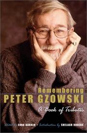 Cover of: Remembering Peter Gzowski