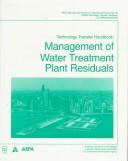 Cover of: Technology Transfer Handbook: Management of Water Treatment Plant Residuals (Asce Manuals and Reports of Engineering Practice, No 88)