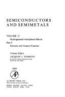 Semiconductors and Semimetals, Part C by R. K. Willardson