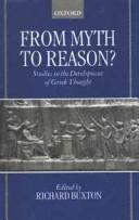 From myth to reason? by R. G. A. Buxton