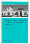 Cover of: Quality Assurance in Higher Education: An International Perspective: New Directions for Institutional Research (J-B IR Single Issue Institutional Research)