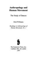 Cover of: The Study of Dances (Anthropology and Human Movement, Volume 1)