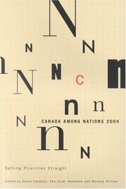 Cover of: Canada Among Nations 2004: Setting Priorities Straight (Canada Among Nations)