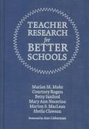 Cover of: Teacher research for better schools