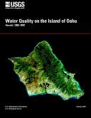 Cover of: Water quality on the island of Oahu, Hawaii, 1999-2001