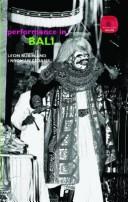 Cover of: Performance in Bali