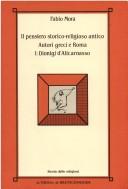 Il pensiero storico-religioso antico by Fabio Mora