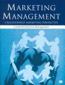 Marketing management : a relationship marketing perspective