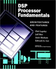 Cover of: DSP Processor Fundamentals : Architectures and Features (IEEE Press Series on Signal Processing)
