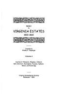 Index to Virginia estates, 1800-1865 by Wesley E. Pippenger