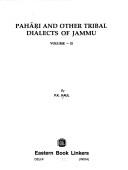 Cover of: Pahāṛi and other tribal dialects of Jammu