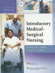 Cover of: Introductory medical-surgical nursing