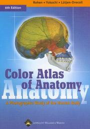 Cover of: Color Atlas of Anatomy: A Photographic Study of the Human Body