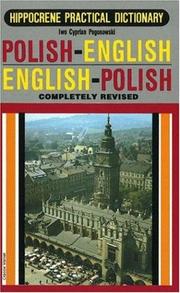 Cover of: Polish-English English-Polish Dictionary (Hippocrene Practical Dictionary)
