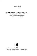 Cover of: Kai-Uwe von Hassel by Volker Koop