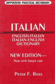Cover of: Italian : English-Italian Italian-English (Hippocrene Practical Dictionary