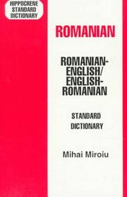Cover of: Romanian-English, English-Romanian dictionary
