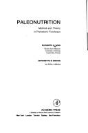 Cover of: Paleonutrition by Elizabeth S. Wing, Antoinette B. Brown