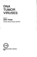 Cover of: DNA tumor viruses by edited by John Tooze ; contributors, N.H. Acheson ... [et al.].
