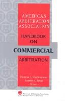 Cover of: Handbook on commercial arbitration