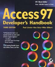 Cover of: Access 97 developer's handbook