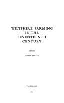 Wiltshire farming in the seventeenth century