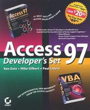Cover of: Access 97 Developer's Set