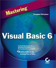 Mastering Visual Basic 6 by Evangelos Petroutsos