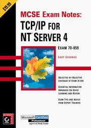 MCSE exam notes : TCP/IP for NT Server 4