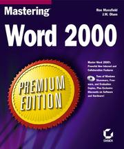 Cover of: Mastering Word 2000