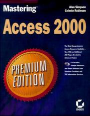 Cover of: Mastering Access 2000  Premium Edition