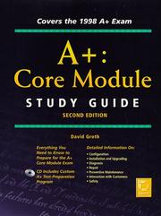 Cover of: A+ Core Module study guide by David Groth