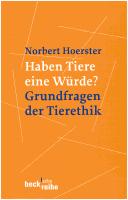 Cover of: Haben Tiere eine Würde? by Norbert Hoerster