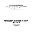 Cover of: Venezuela, macrodinámica y política