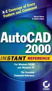 AutoCAD 2000 instant reference