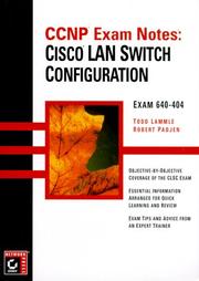 Cisco LAN switch configuration