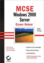 MCSE : Windows 2000 Server exam notes