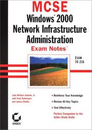 Cover of: MCSE : Windows 2000 Network Infrastructure Administration Exam Notes